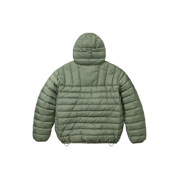 Supreme FW23 WEEK7 MICRO DOWN HALF ZIP HOODED PULLOVER