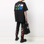 OFF-WHITE SS21 Peace Worldwide Logo T