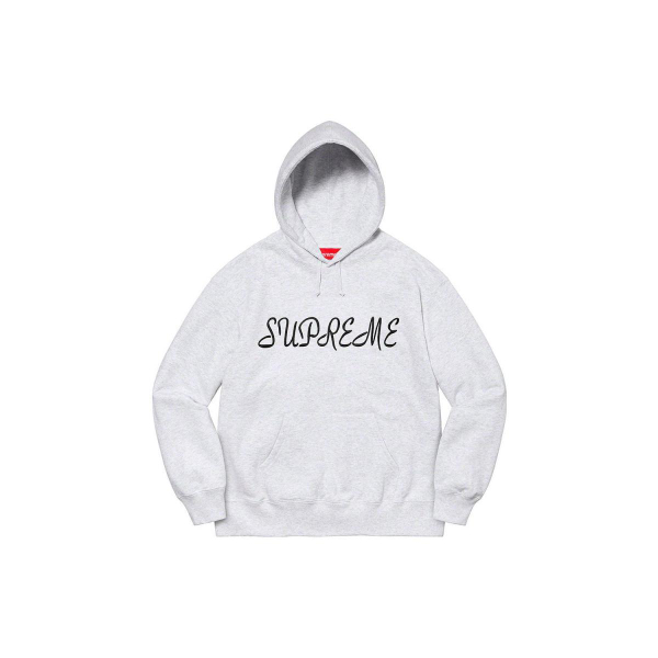 Supreme SS23 SS23 Week 1 SCRIPT HOODED SWEATSHIRT Logo
