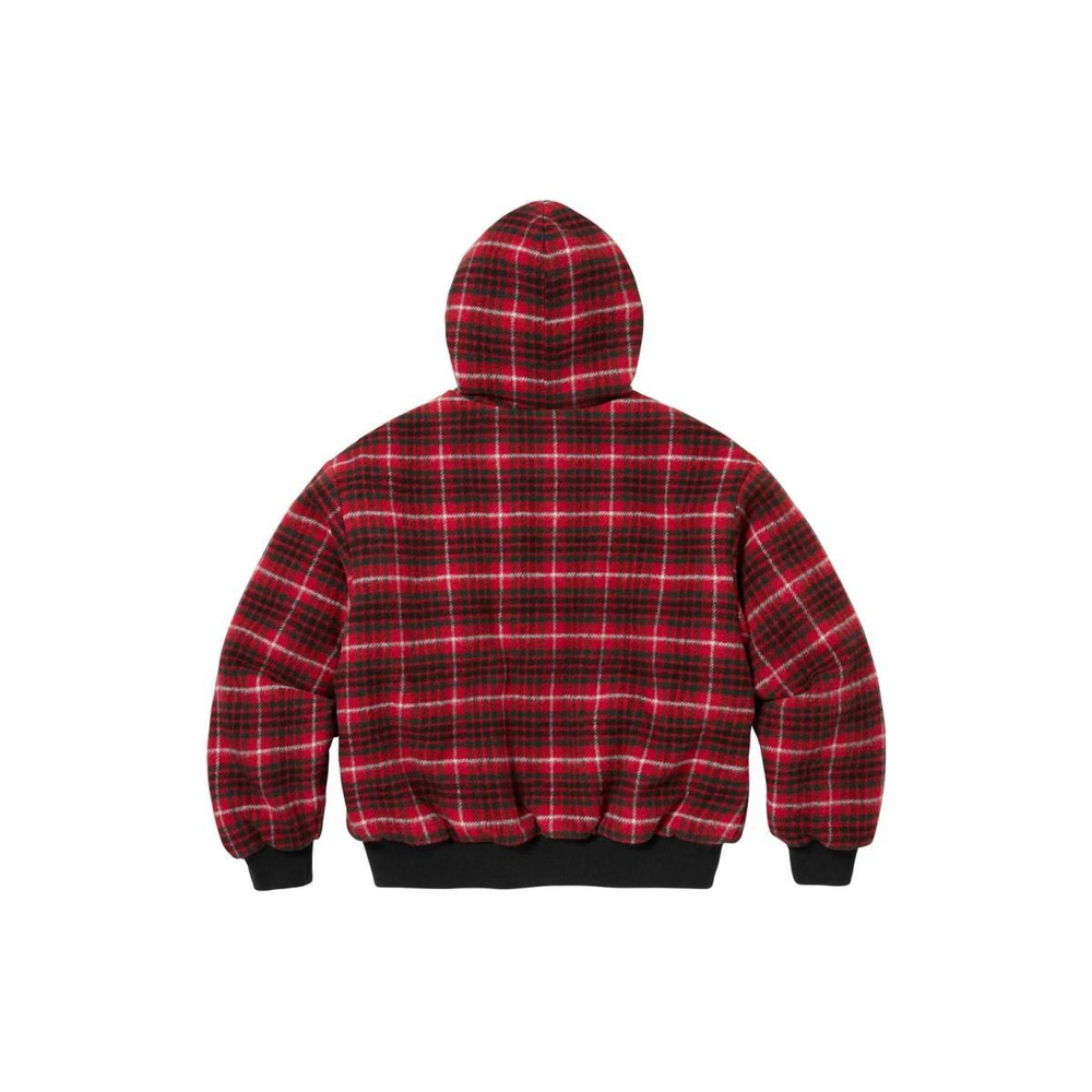 Supreme FW23 WEEK3 PLAID WOOL HOODED WORK JACKET