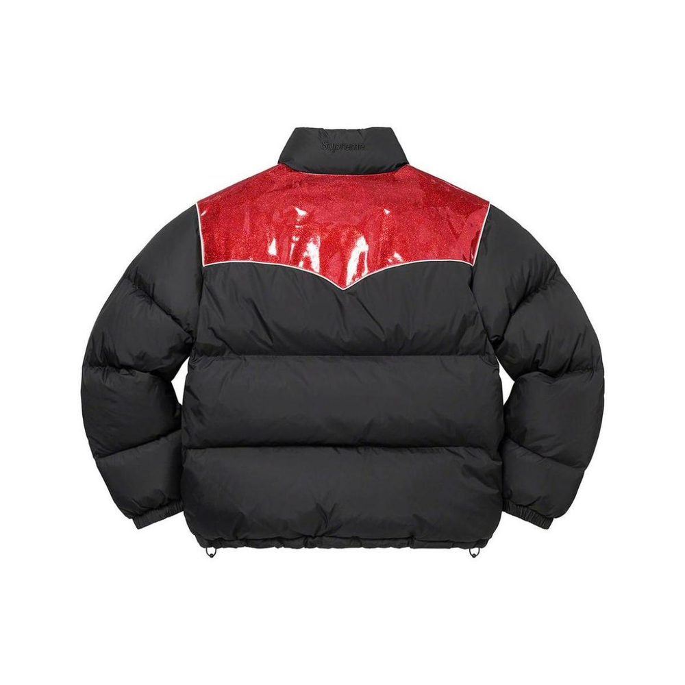 Supreme FW22 Week 18 Glitter Yoke Down Puffer Jacket