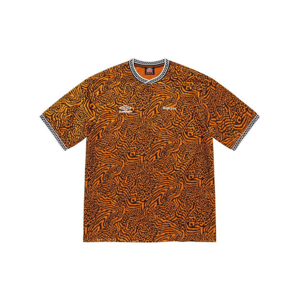 Supreme SS23 Week 5 x UMBRO Jacquard Animal Print Soccer Jersey