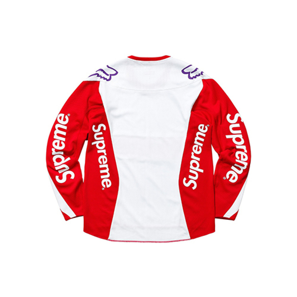 Supreme SS18 x Fox Racing Moto Jersey Top Red T