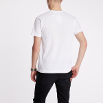 CDG Play Camouflage With Upside Down Heart T-Shirt T
