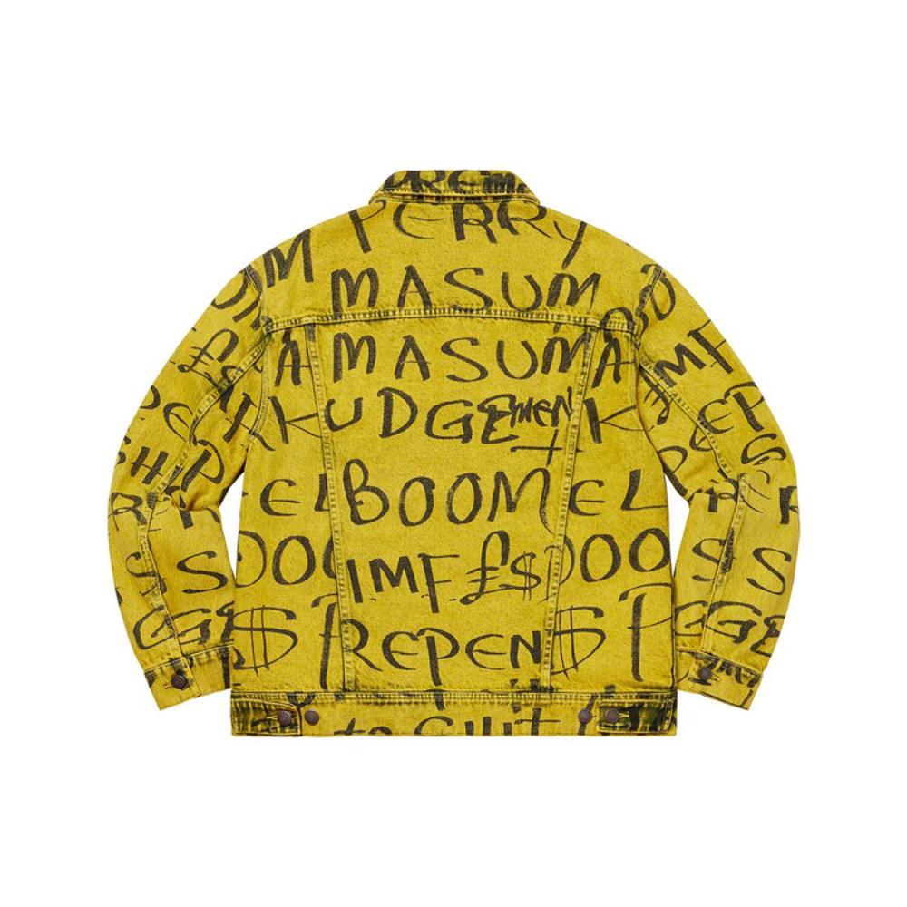 Supreme FW20 Week 8 Black Ark Denim Trucker Jacket