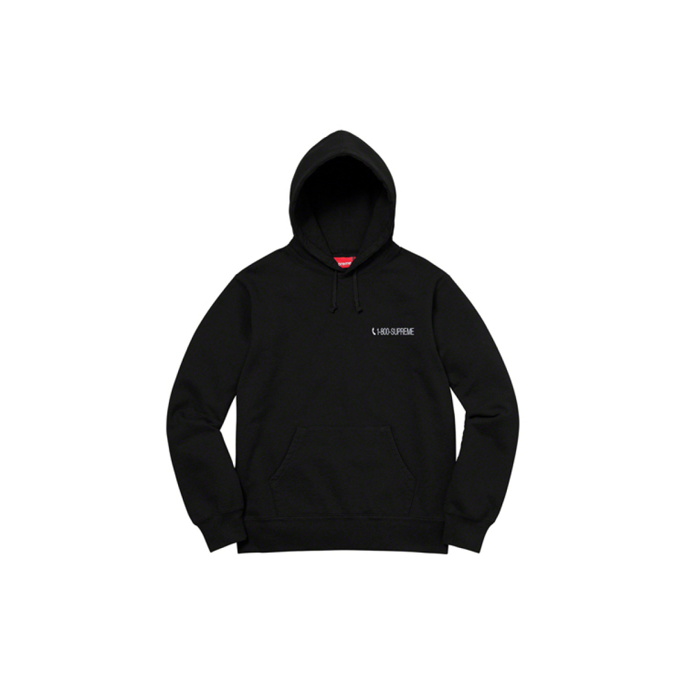 Supreme FW19 Week 6 1-800 Hooded Sweatshirt