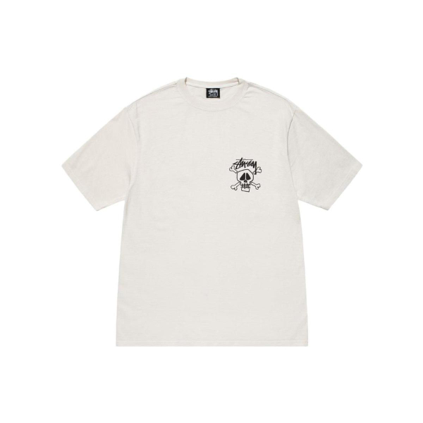 Stussy FW23 SKULL & BONES TEE PIGMENT DYED T