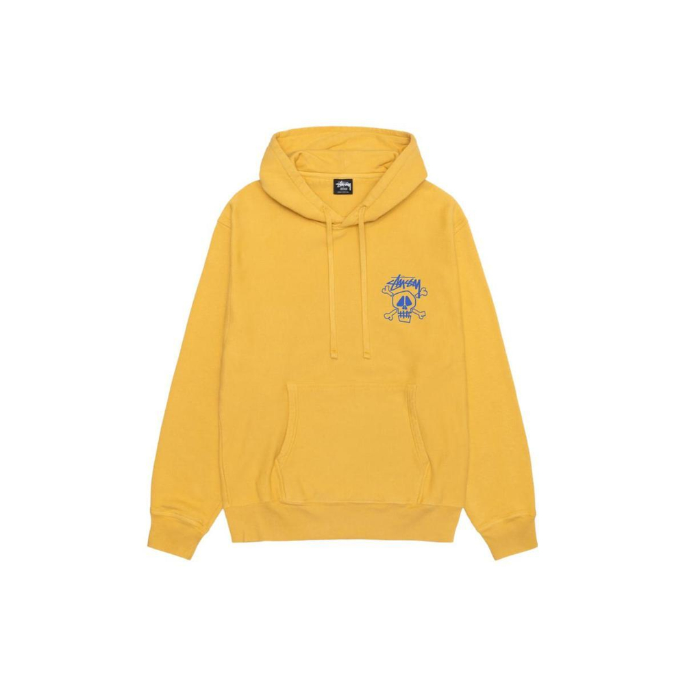 Stussy FW23 SKULL & BONES HOODIE PIGMENT DYED