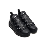 Nike Air More Money Black Metallic Silver