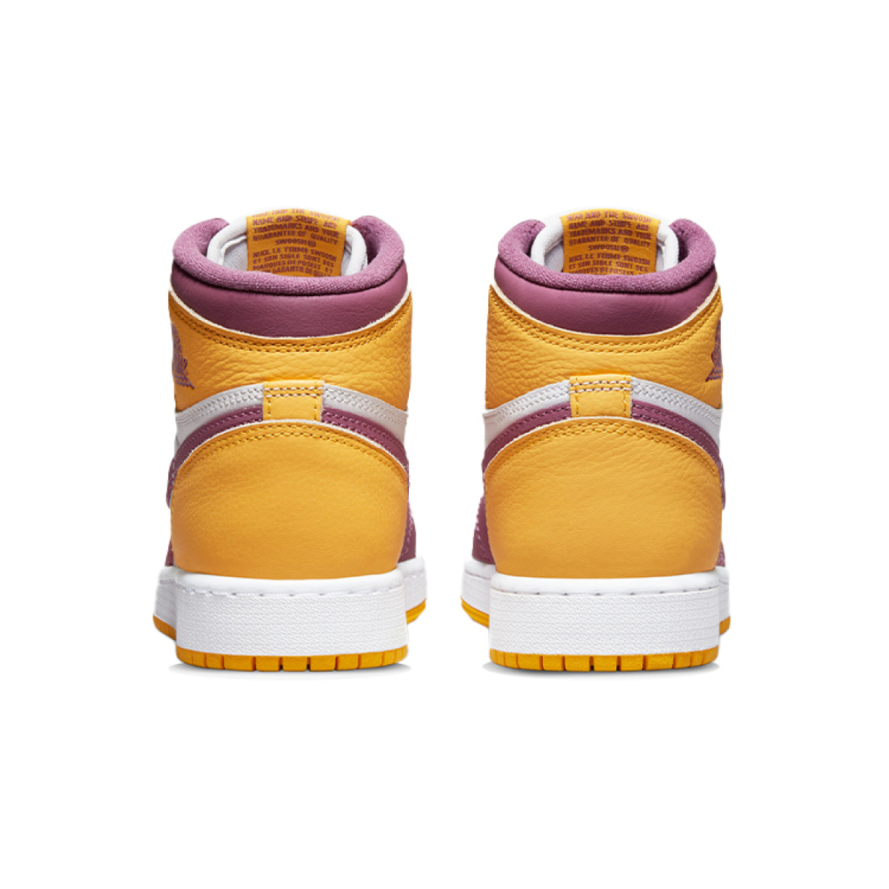 Jordan Air Jordan 1 Retro High OG "University Gold and Light Bordeaux"