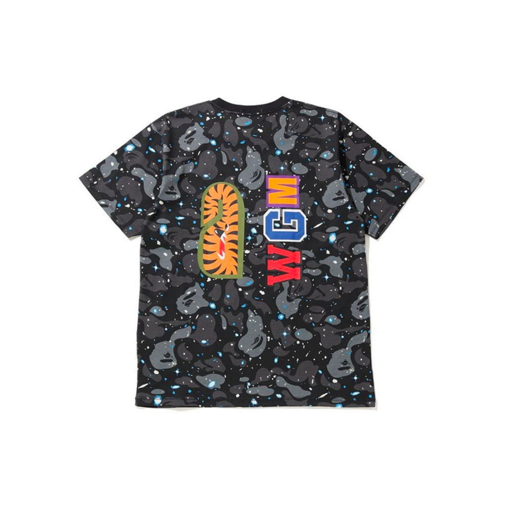 A BATHING APE Bape BAPE SS20 Space Camo Shark Tee T