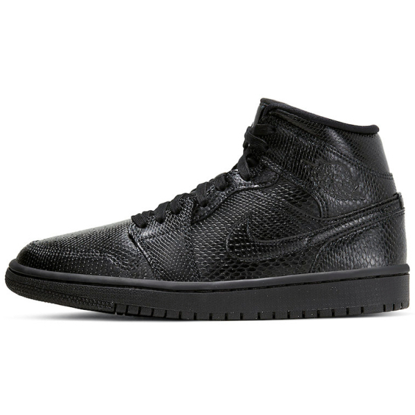Jordan Air Jordan 1 Mid "Black Snakeskin"