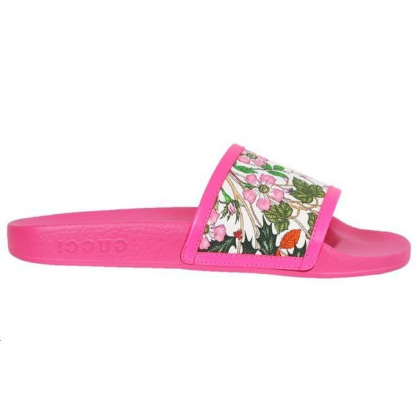 GUCCI Pursuit Pool Slide 'Pink Floral'