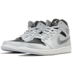 Jordan Air Jordan 1 Mid Pure Platinum Metallic Silver