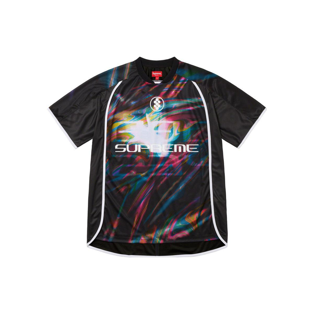Supreme SS23 WEEK16 FEEDBACK SOCCER JERSEY logo