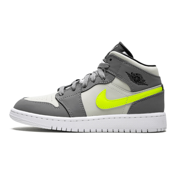 Jordan Air Jordan 1 Mid Gunsmoke Volt