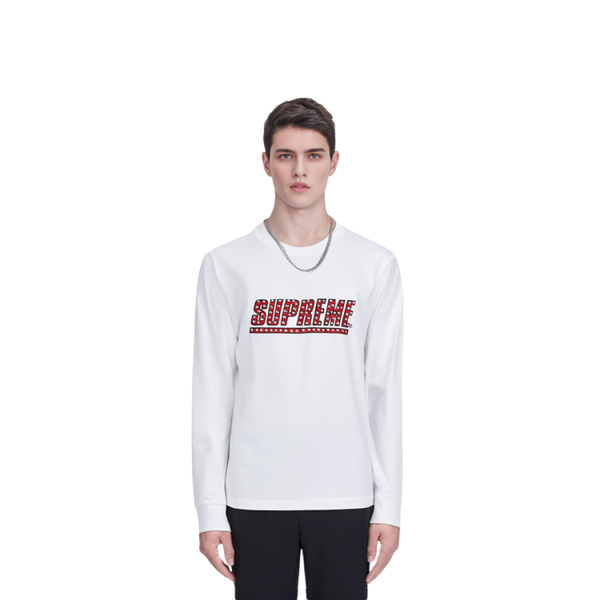 Supreme SS20 Week 4 Studded L/S Top Logo T