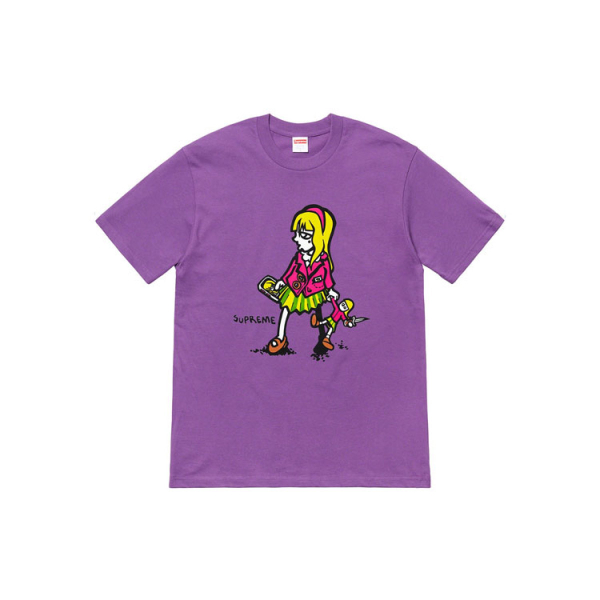 Supreme SS19 Suzie Switchblade Tee Purple T