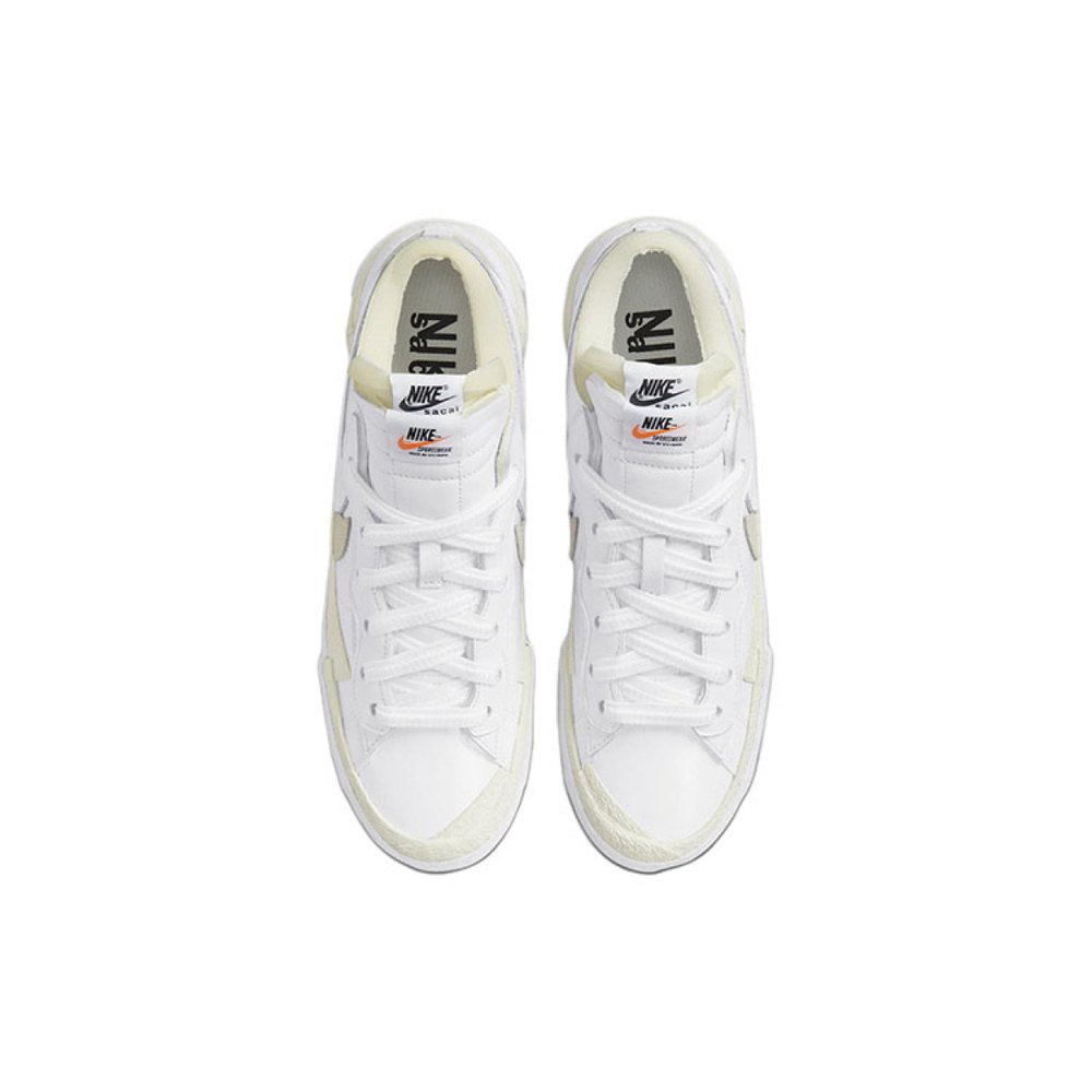 Sacai x Nike Blazer "White Patent Leather"