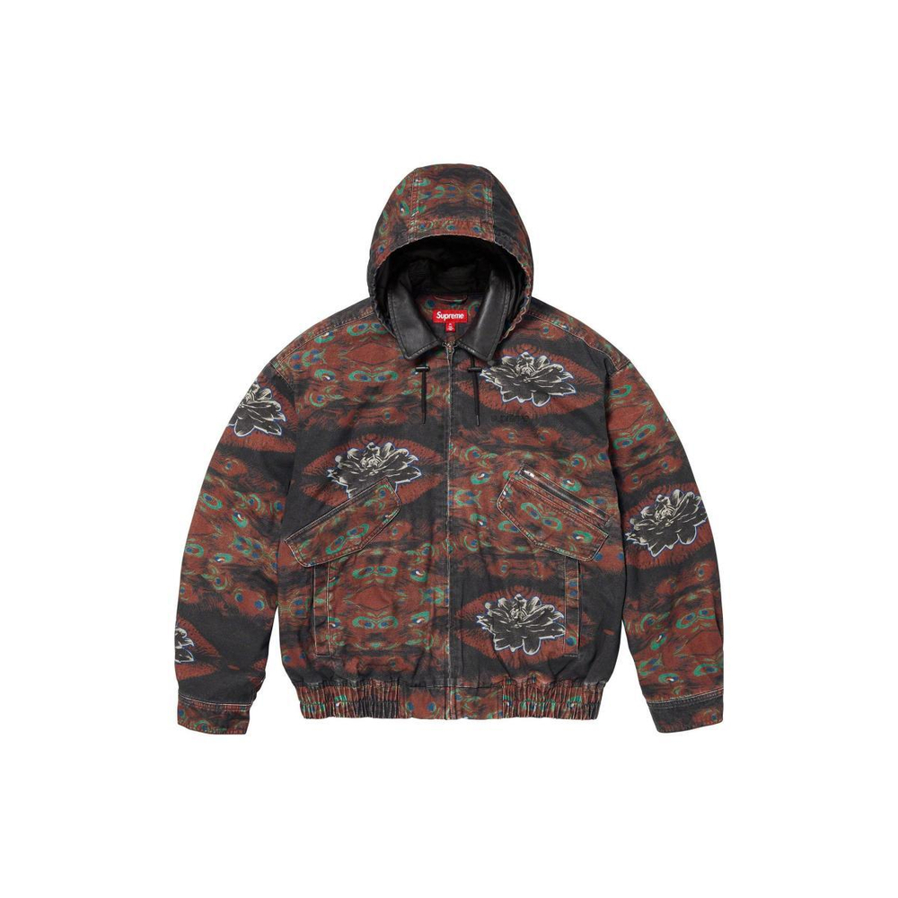 Supreme FW23 WEEK1 LEATHER COLLAR UTILITY JACKET