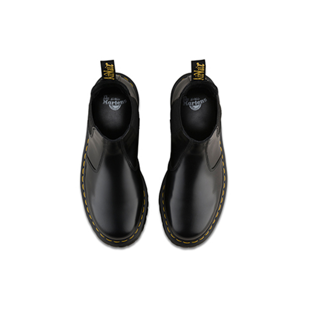 Dr.Martens Quad Leather Platform Chelsea Boots