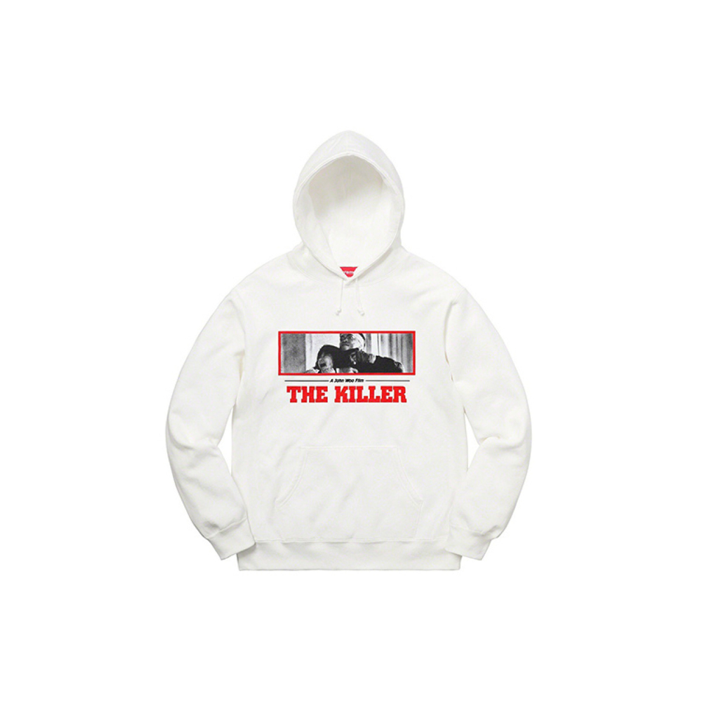 Supreme FW18 The Killer Hooded Sweatshirt White
