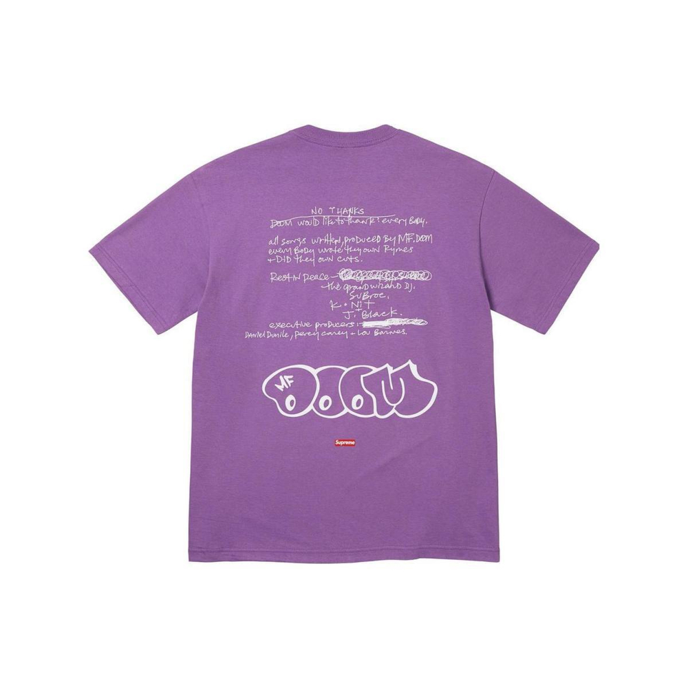 Supreme x MF DOOM FW23 WEEK3 MF DOOM TEE T