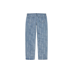 Supreme FW20 Week 15 Logo Stripe Jacquard Regular Jean