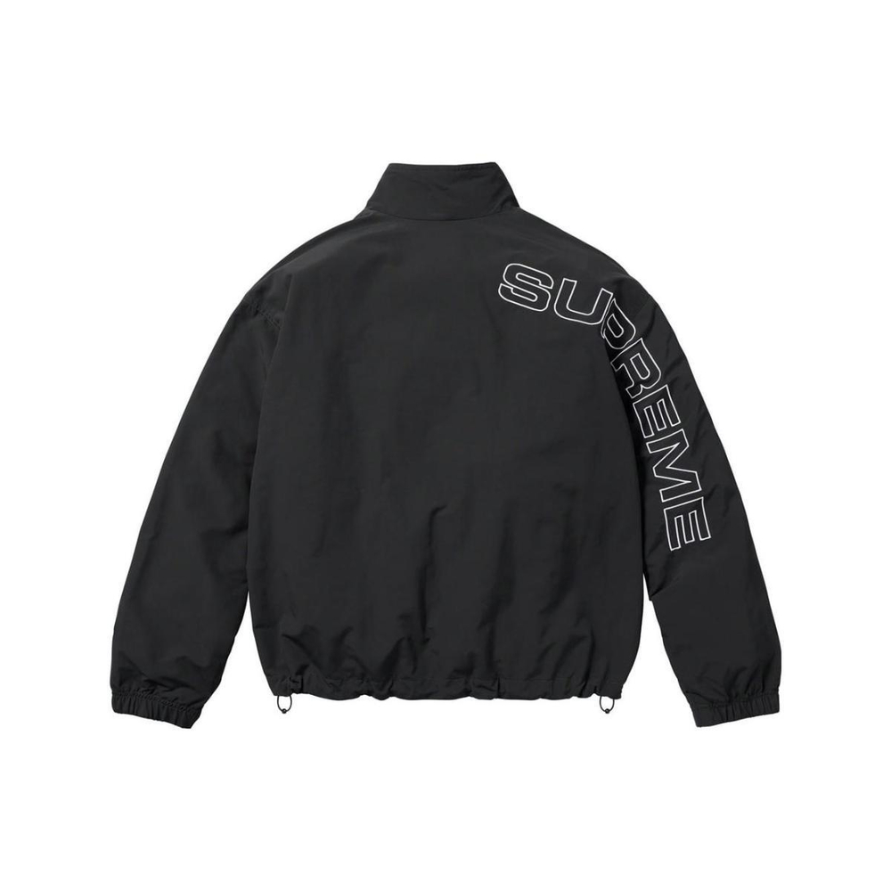 Supreme FW23 WEEK1 SPELLOUT EMBROIDERED TRACK JACKET Logo