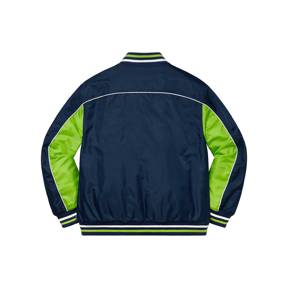 Supreme FW20 Week 1 Contrast Script Varsity Jacket