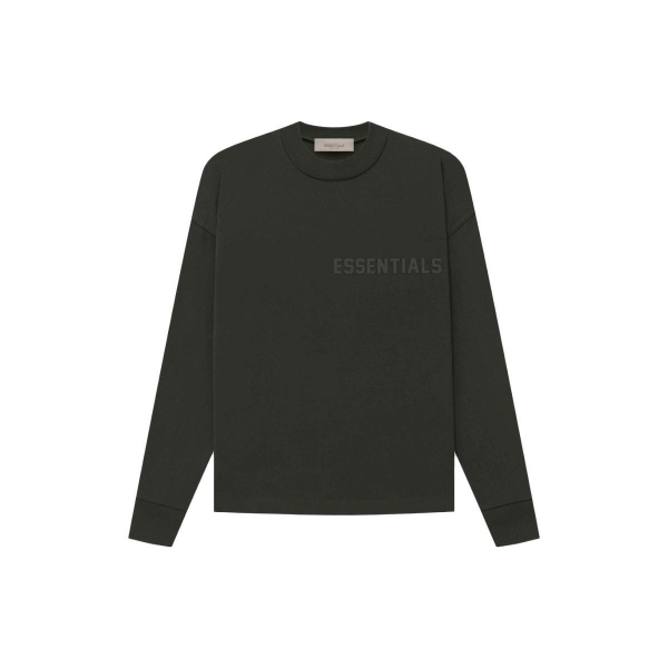 Fear of God Essentials SS23 Essentials L S Tee Off Black Logo T