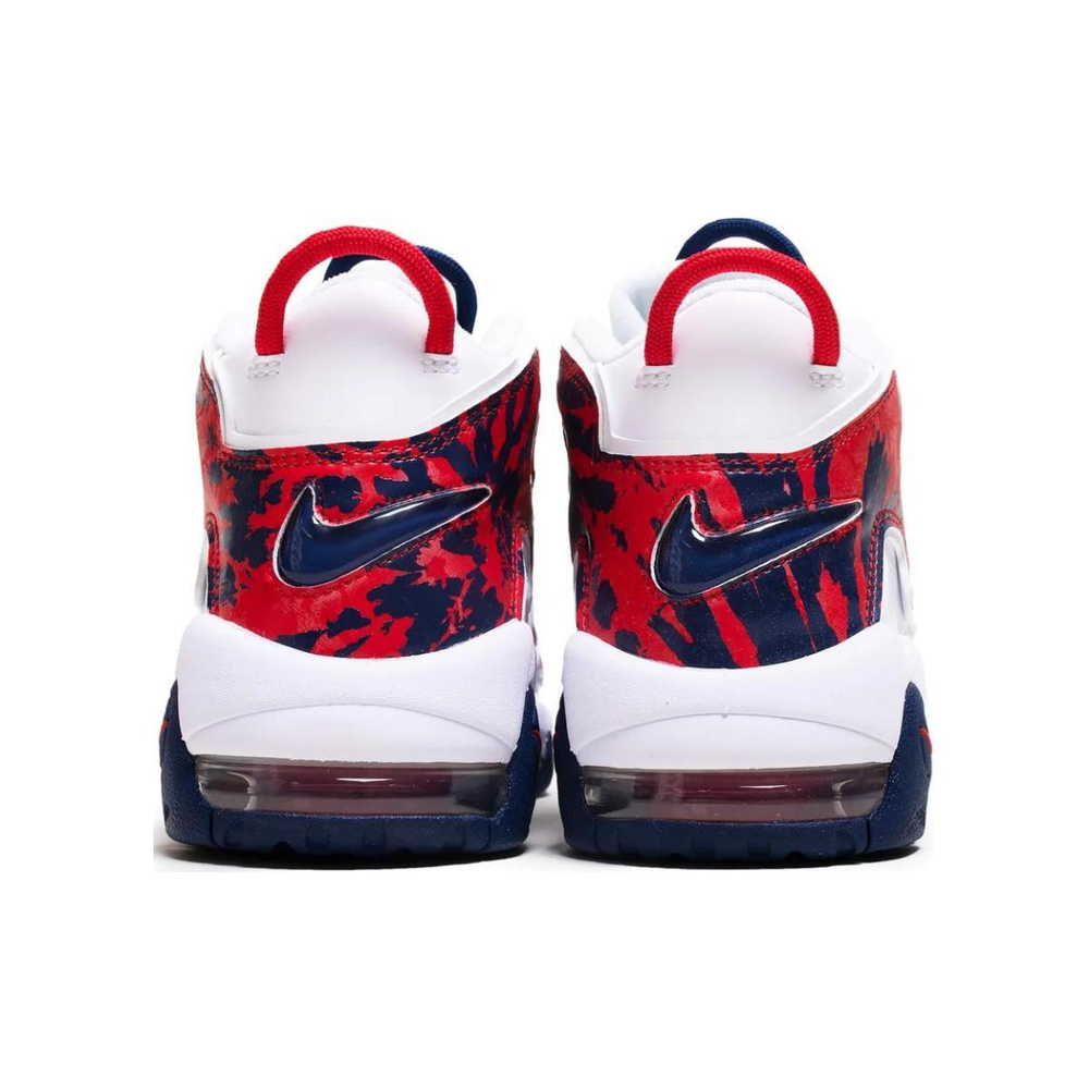 Nike Air More Uptempo red navy camo air