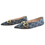 GUCCI Ballet Flat With Horsebit GG