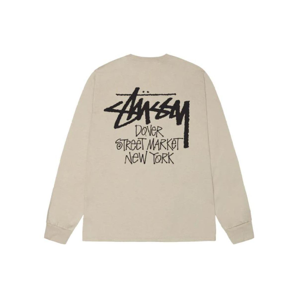 Stussy x Dover Street Market FW23 DSM New York Ls Tee Logo T