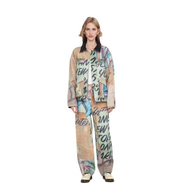Stussy Shop Jacket Alfonso Canvas Multi