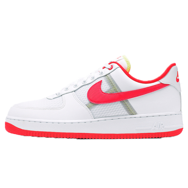 Nike Air Force 1 White Bright Crimson