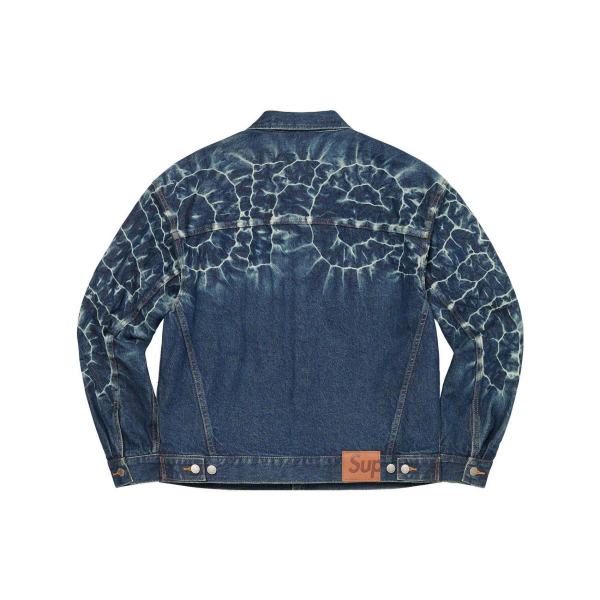 Supreme SS23 Week 1 T-SHIBORI DENIM TRUCKER JACKET