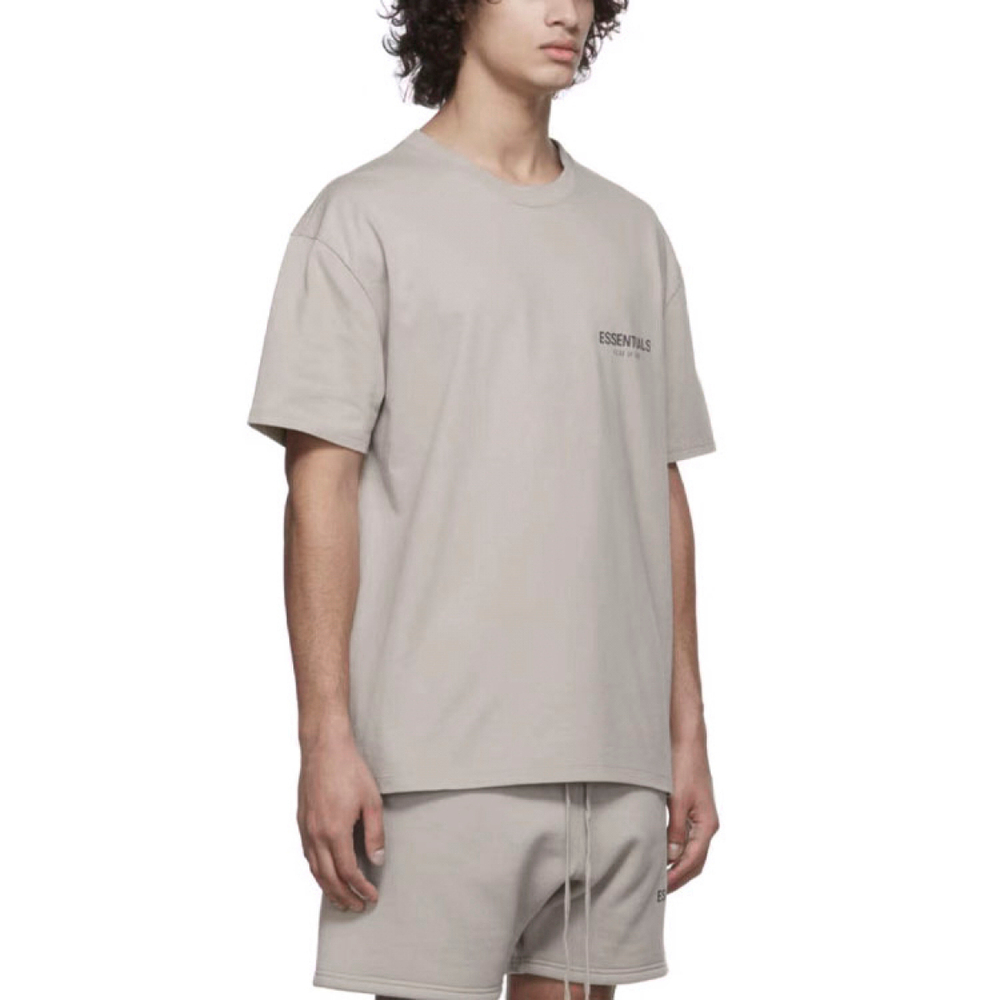 Fear of God Essentials FW21 Ss Tee String/Tan Logo T