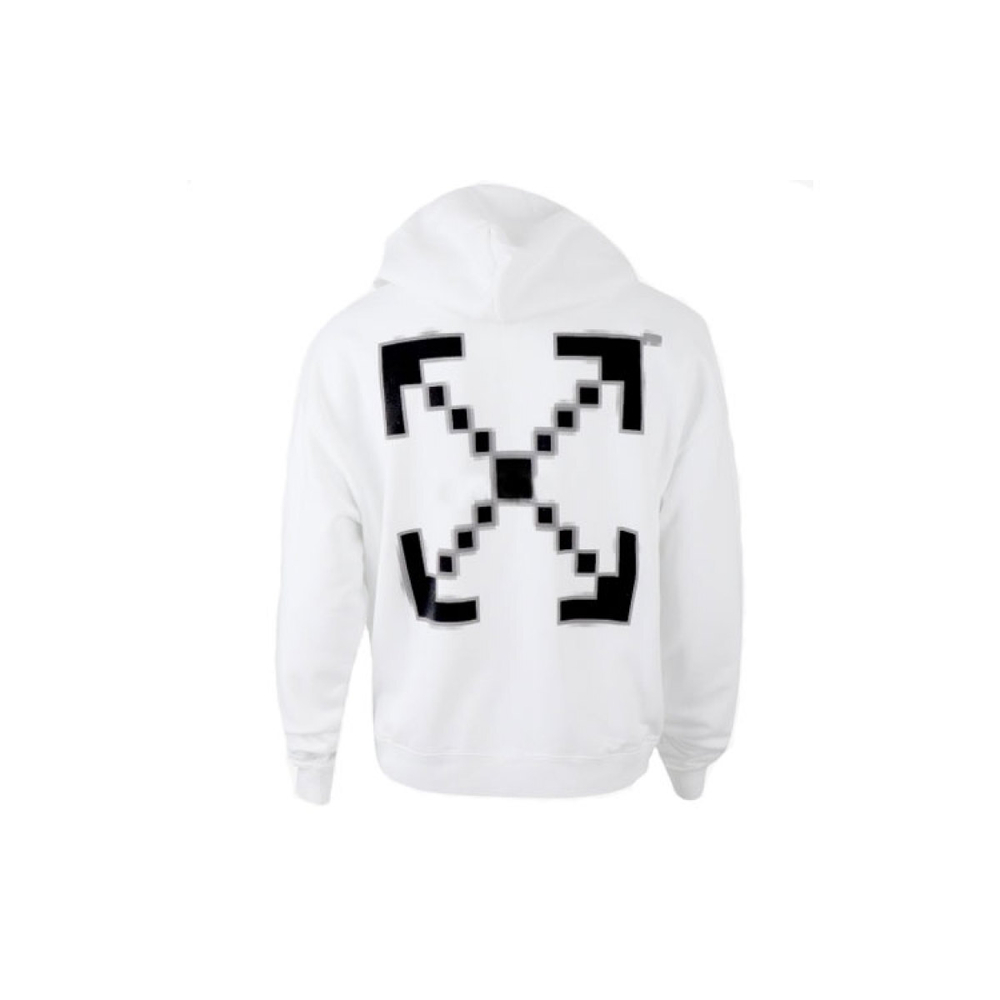 OFF-WHITE FW19 Printed Logo Hoodie