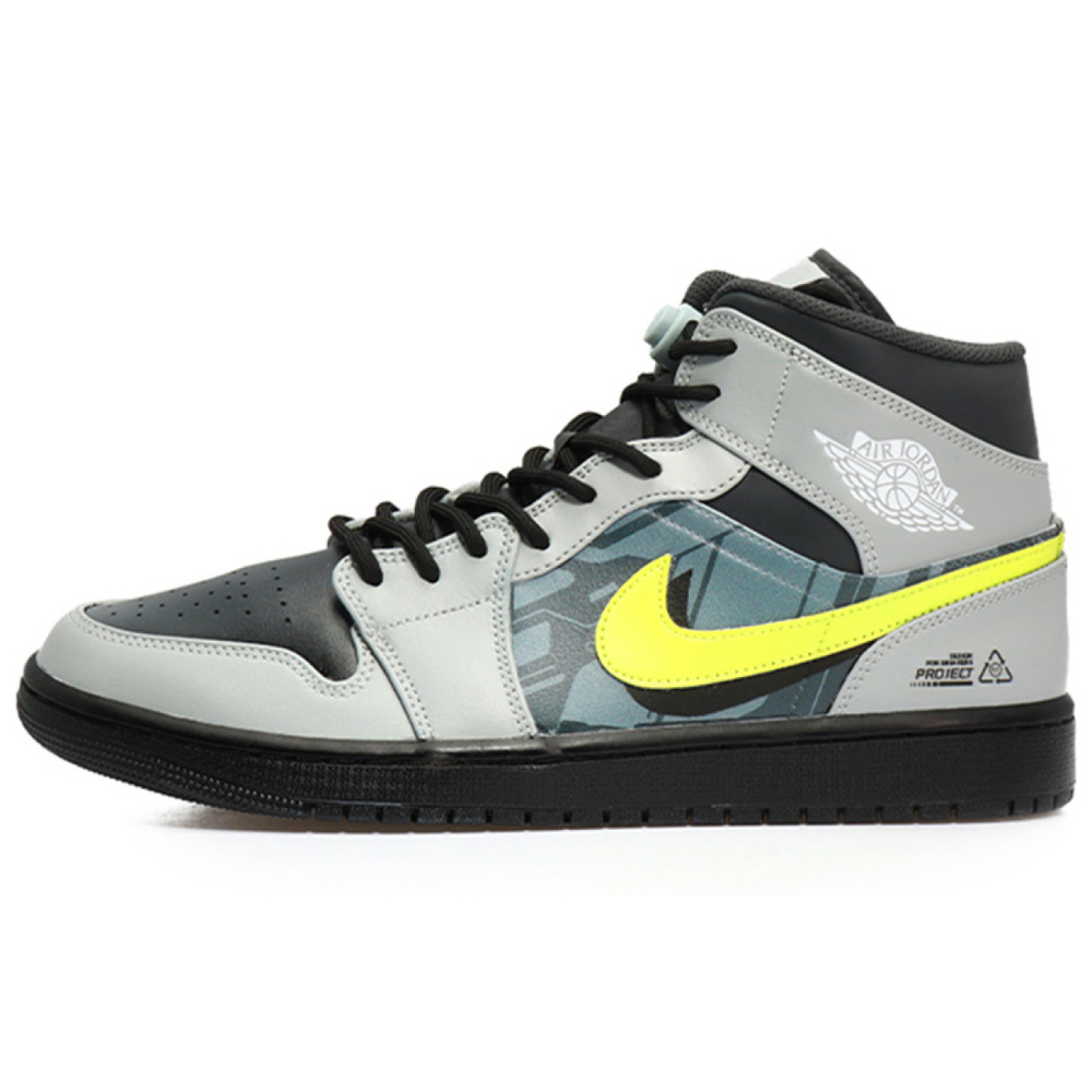 【 】 Jordan Air Jordan 1 Mid Light Smoke Grey