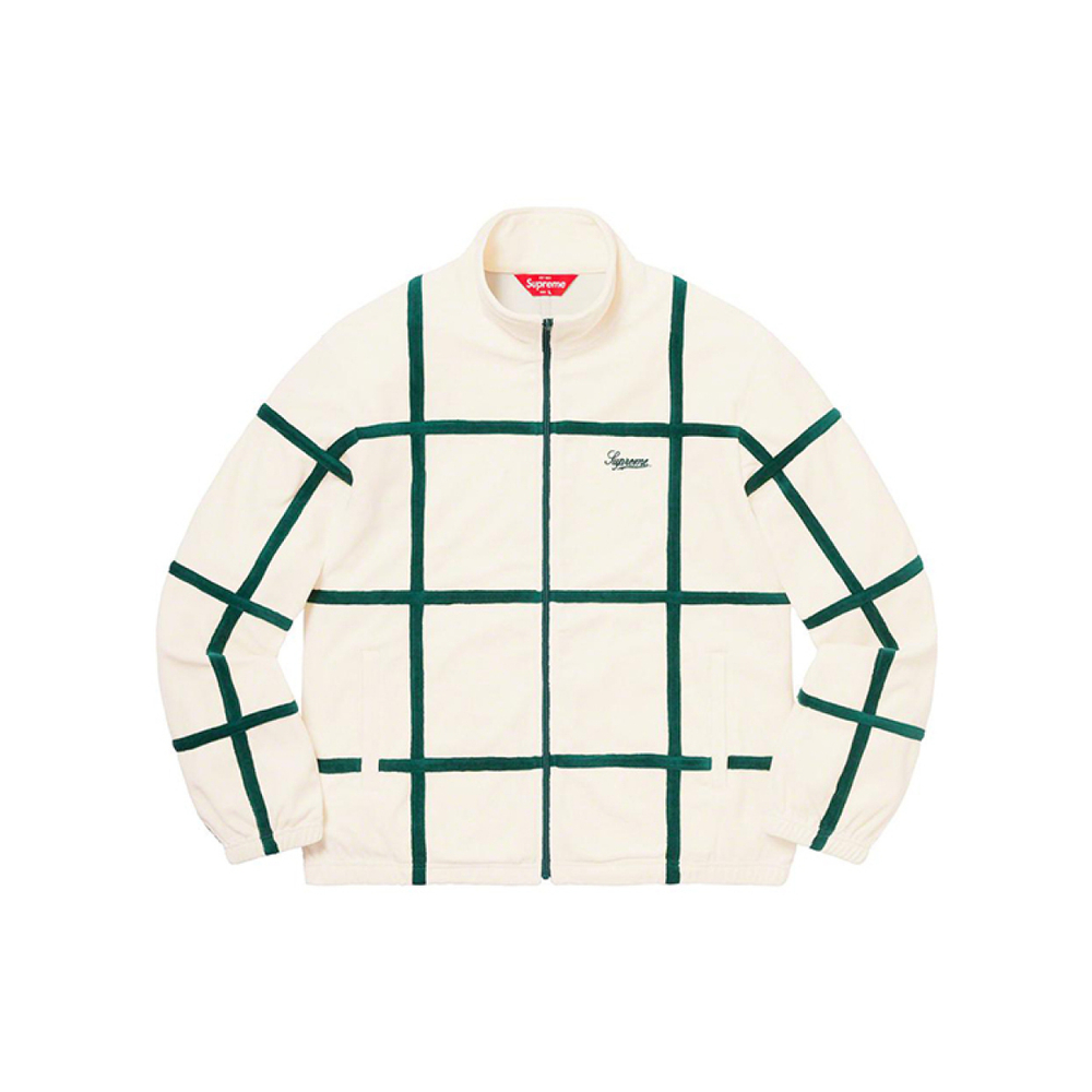 Supreme SS20 Week 5 Grid Taping Velour Jacket