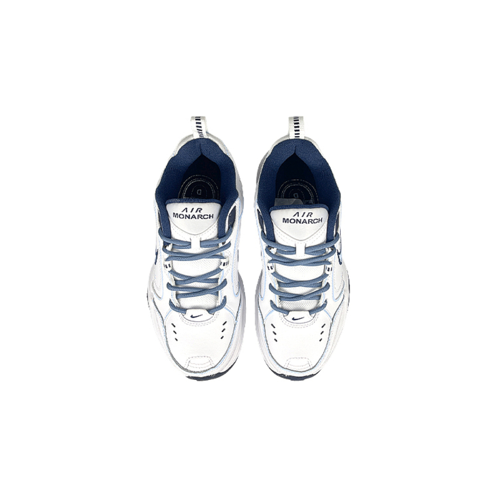 【 】 Nike Air Monarch 4 White Navy PU MAY