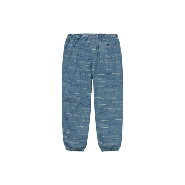 Supreme FW19 Week 3 Dimensions Logo Denim Skate Pant logo
