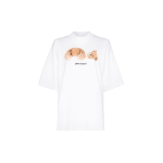 PALM ANGELS Pink Bear S/S T-shirt logo T