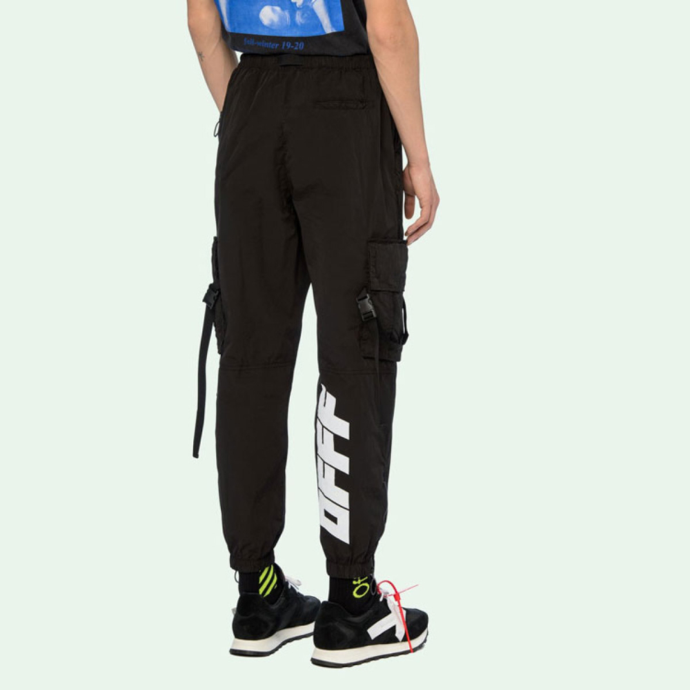 OFF-WHITE FW19 Orange Cargo Pants