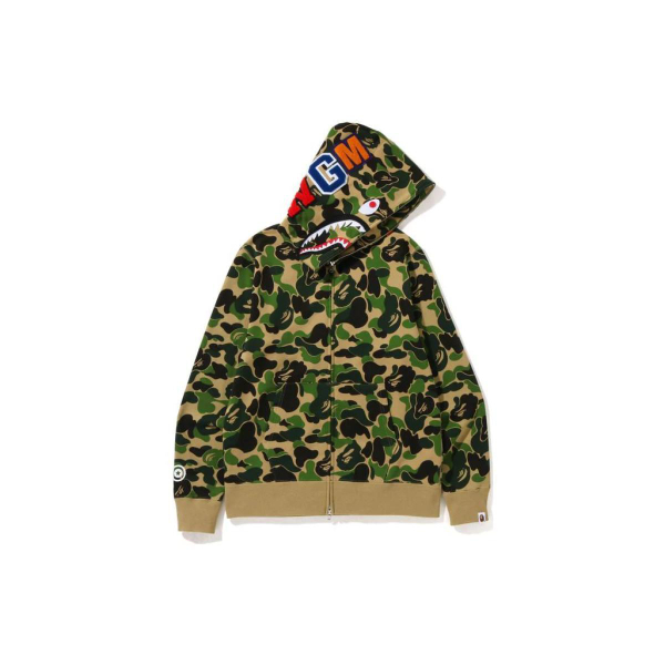 A BATHING APE FW22 ABC Camo Shark Full Zip Hoodie