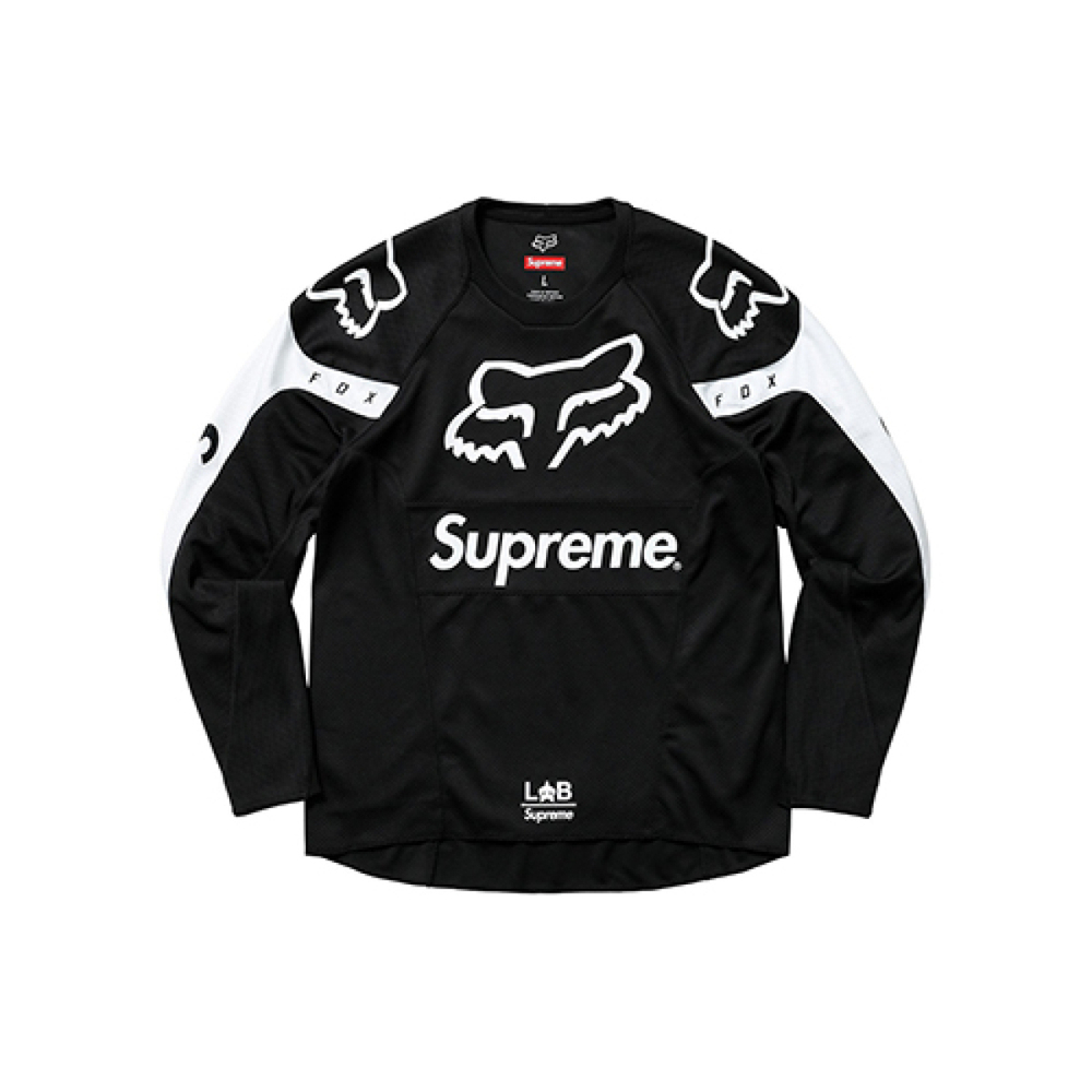 Supreme SS18 x Fox Racing Moto Jersey Top Black