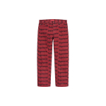 Supreme SS21 Week 10 Frayed Logos Regular Jean Logo