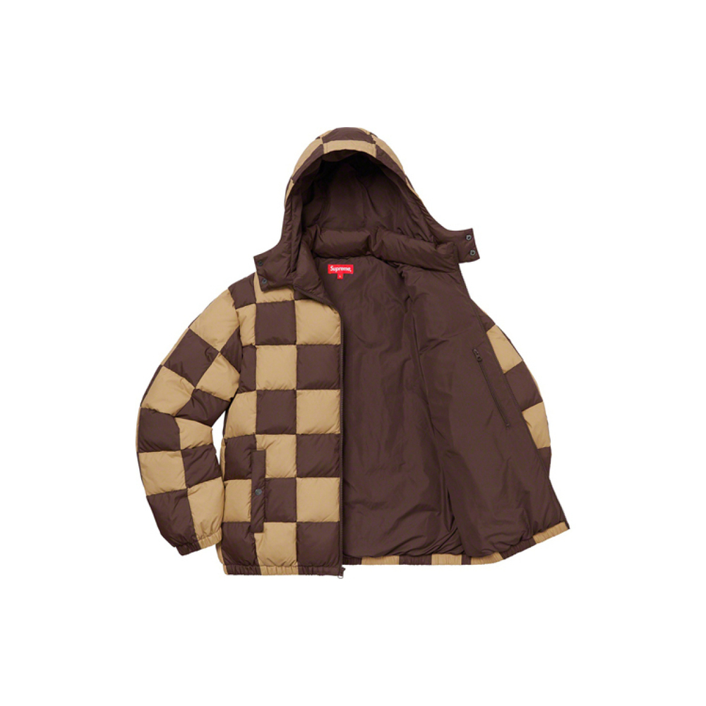 Supreme FW19 Week 17 Checkerboard Puffy Jacket