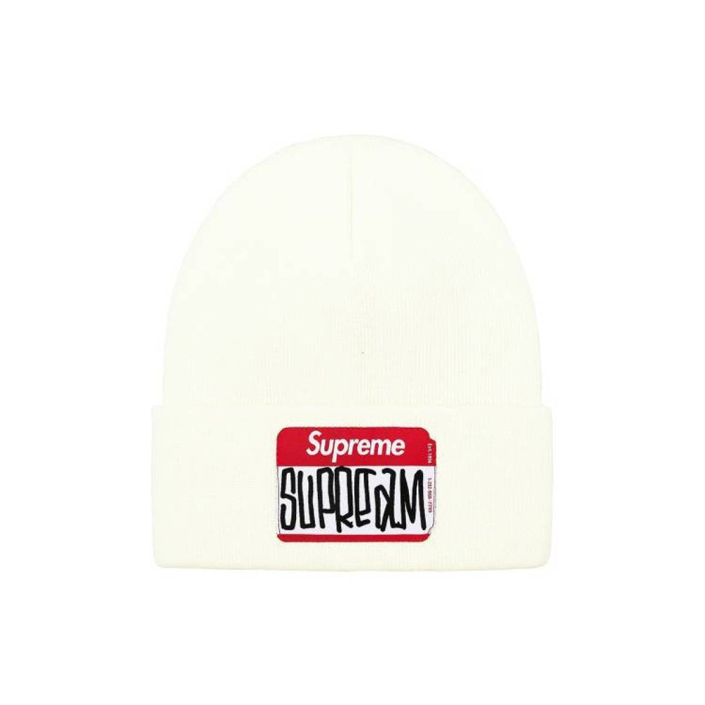 Supreme Week 7 Gonz Nametag Beanie